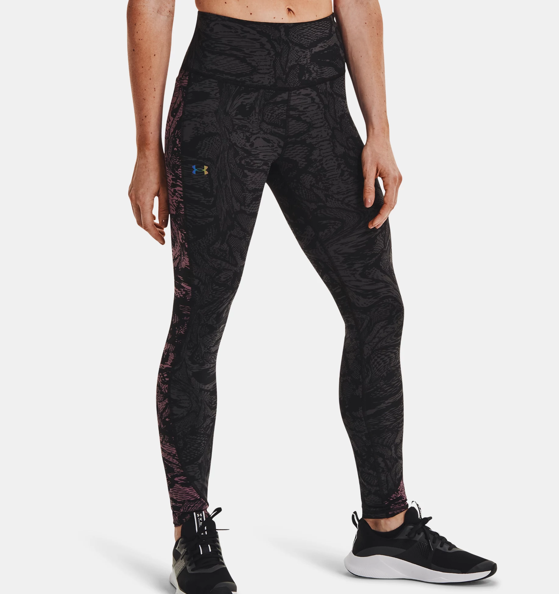 Under Armour Rush Graphic Compression Leggings front