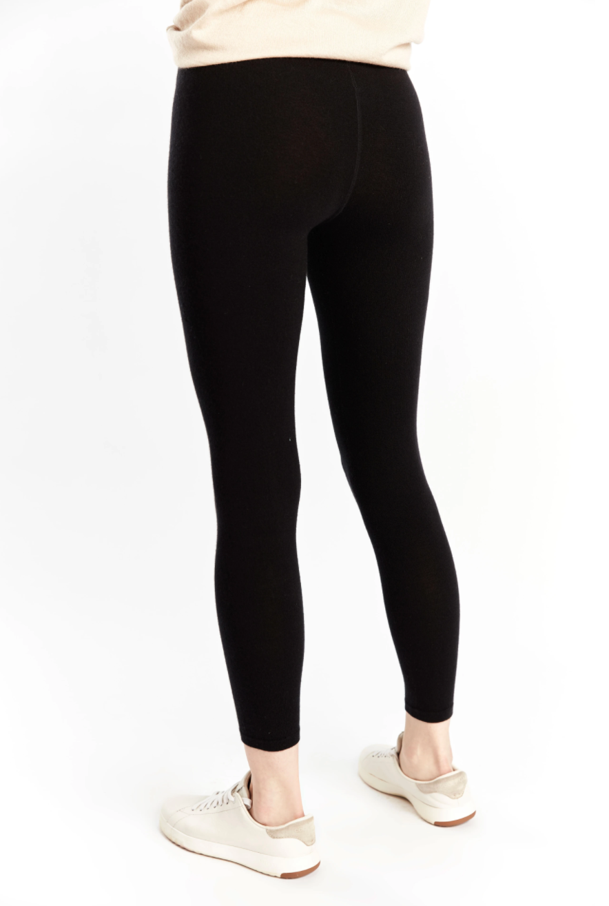 Gobi Silk-Cashmere Leggings back side